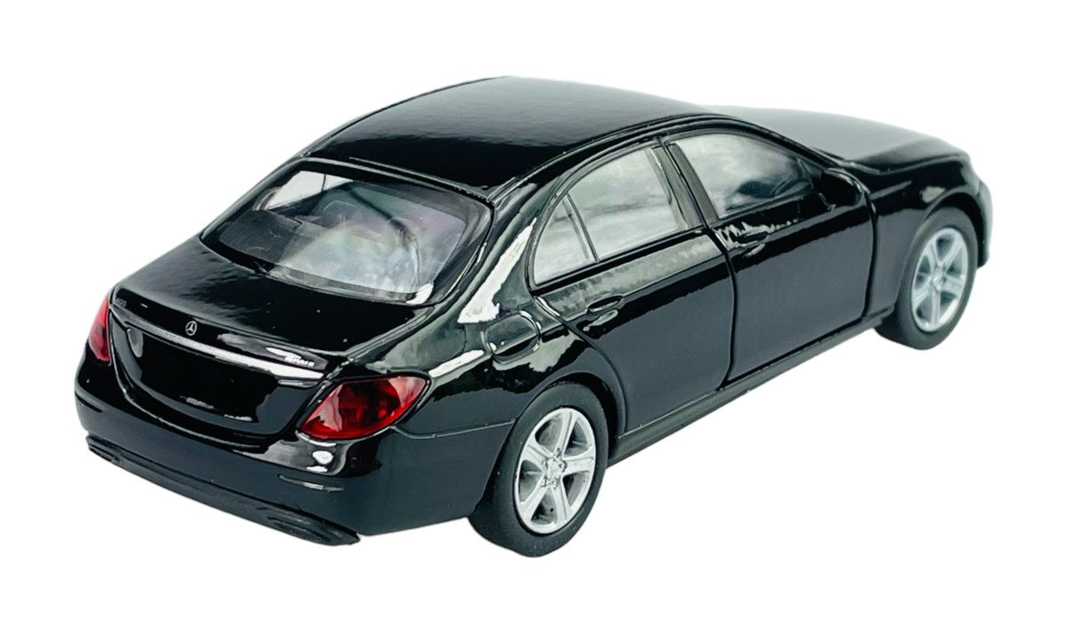Voiture Miniature Welly Mercedes-Benz Classe E 2016 Noire - Échelle 1:34 à 1:39, Modèle Diecast
