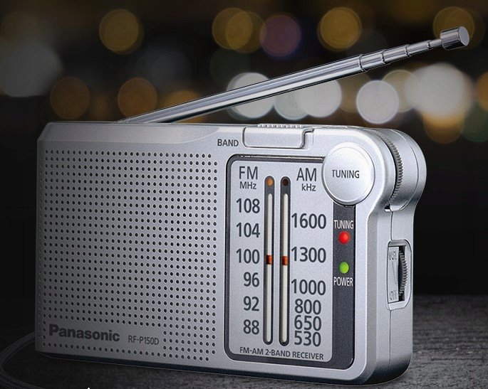 Radio Panasonic - RF-P150DEG-S 3,5mm FM/AM AFC Panasonic | 150mV Sklep