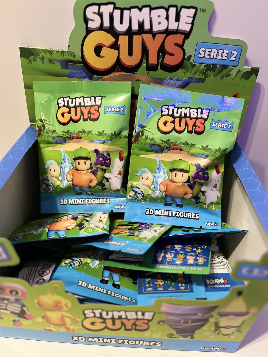 STUMBLE GUYS 3d mini figures SERIE 2 