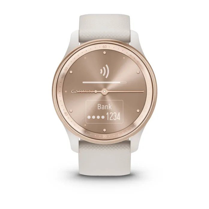 【美品】Garmin Vivomove Trend White (7413) Zegarek sportowy Garmin Vivomove Trend White - Garmin