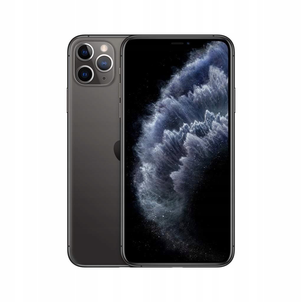 Apple - 【バッテリー100%】iPhone11 Pro Max 256GB OUTLET] Smartfon Apple iPhone 11 Pro Max 256 GB Szary 100