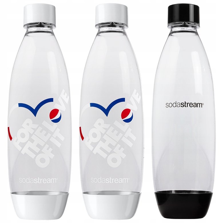 Saturator Sodastream Gaia Titan Jedna Butelka + 2 Butelki Fuse (7up, Pepsi  Max) + Bolero - Saturatory - Opinie i ceny na