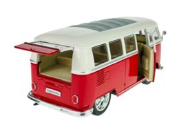 Welly 1963 Vw Volkswagen T1 Bus Samba Czerwony 1:24 - Welly