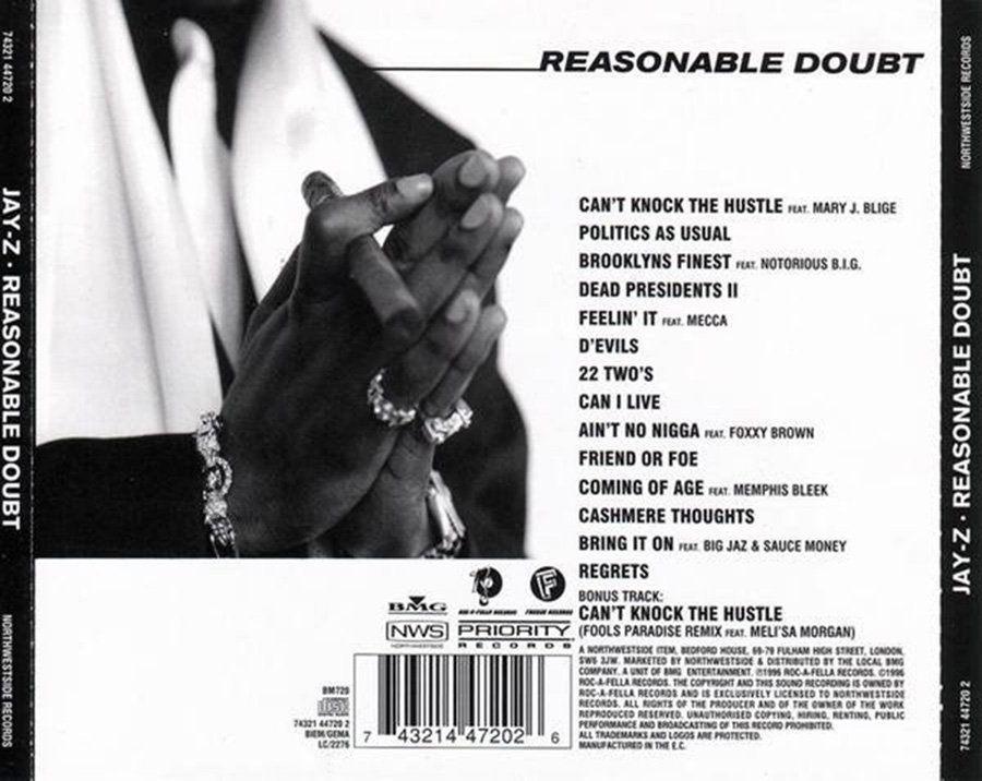 Reasonable Doubt - Jay-Z | Muzyka Sklep EMPIK.COM