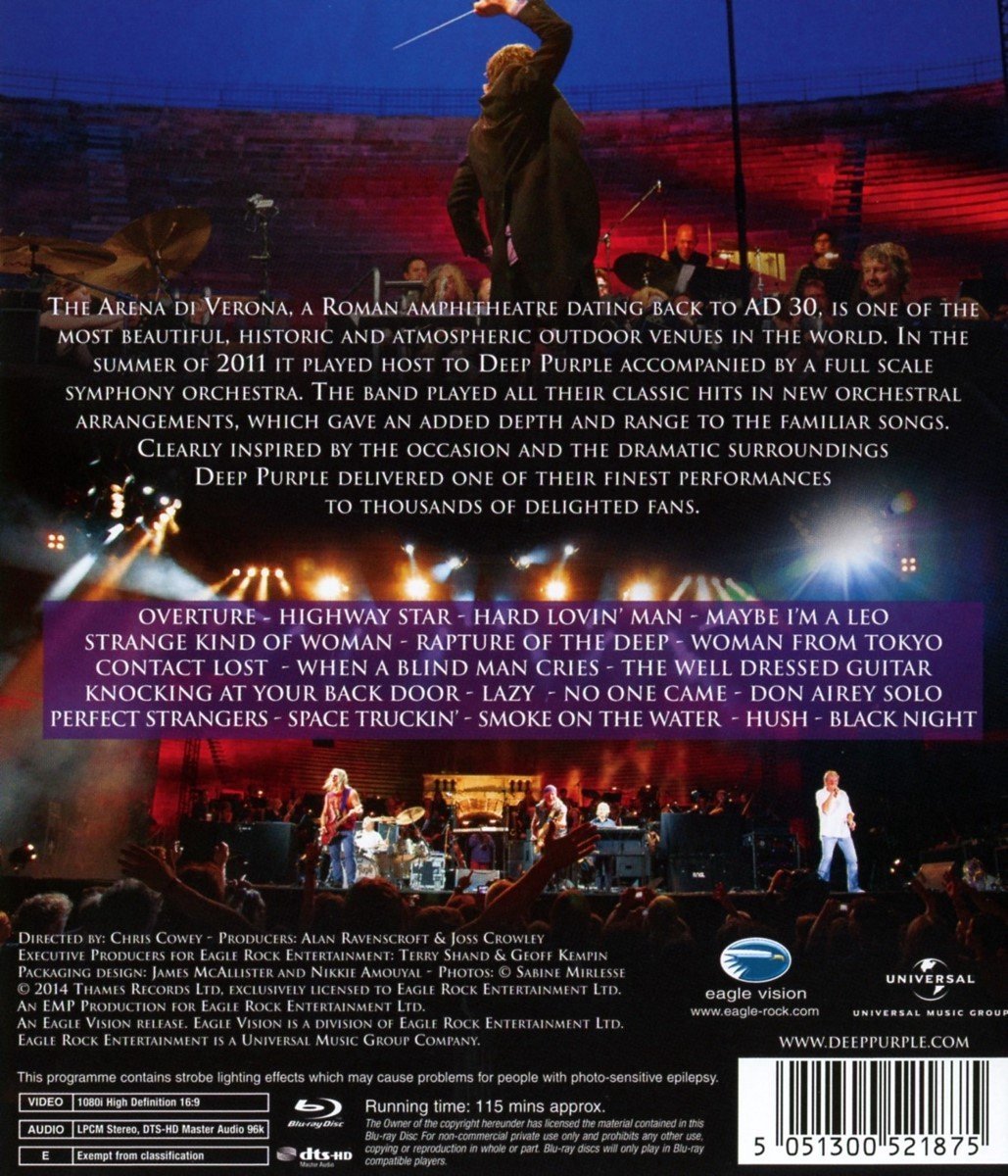 Deep Purple With Orchestra: Live In Verona - Deep Purple