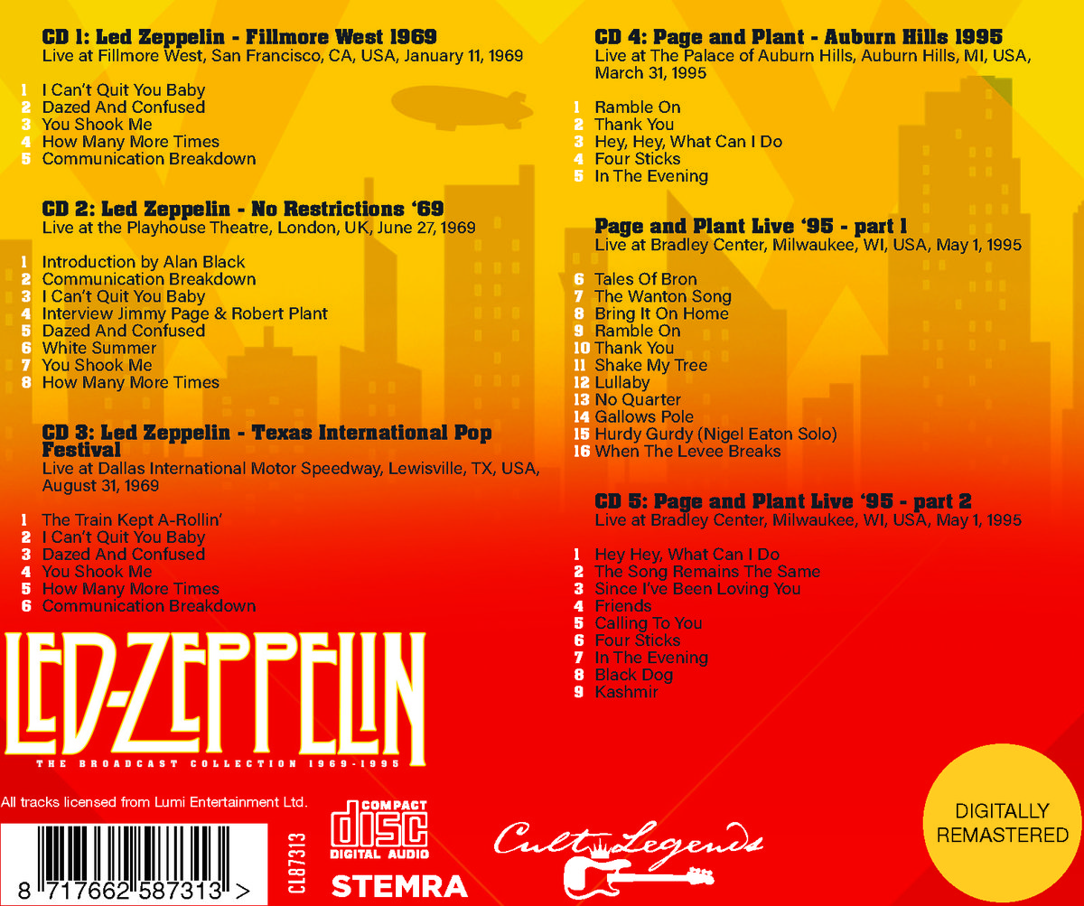 The Broadcast Collection: Led Zeppelin 1969 - 1995 - Led