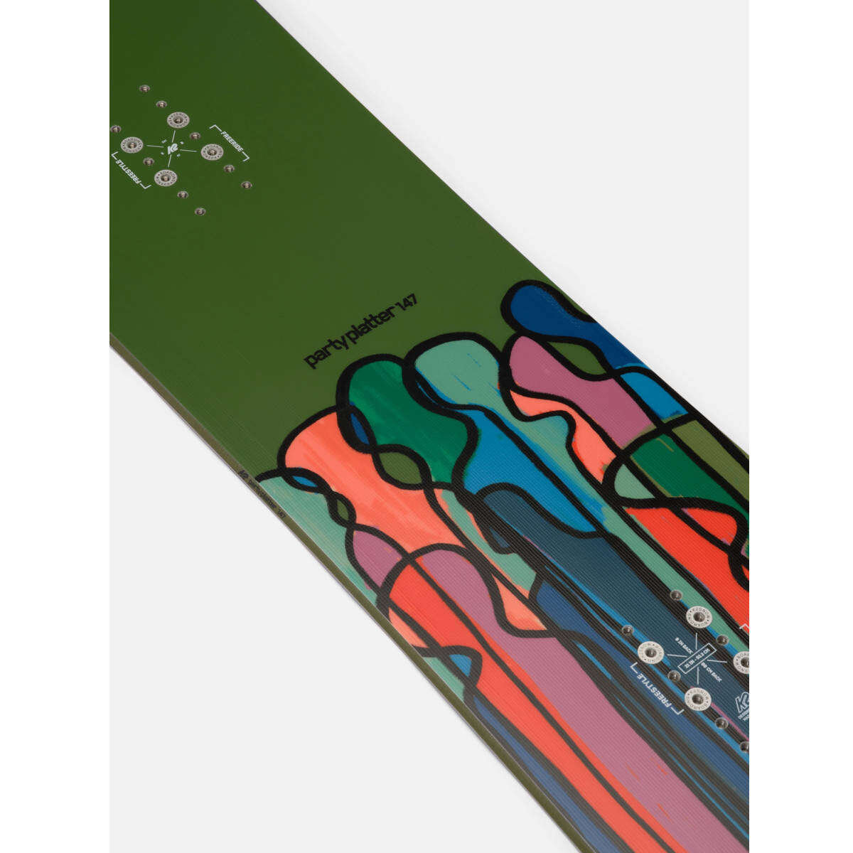 K2 パーティプラッター152cm K2（スキー、スノーボード） K2 18-19 PARTY PLATTER/パーティ