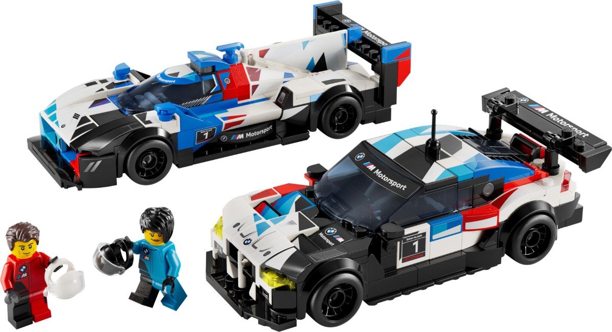 LEGO Speed Champions, klocki, Samochody wyścigowe BMW M4 GT3 & BMW