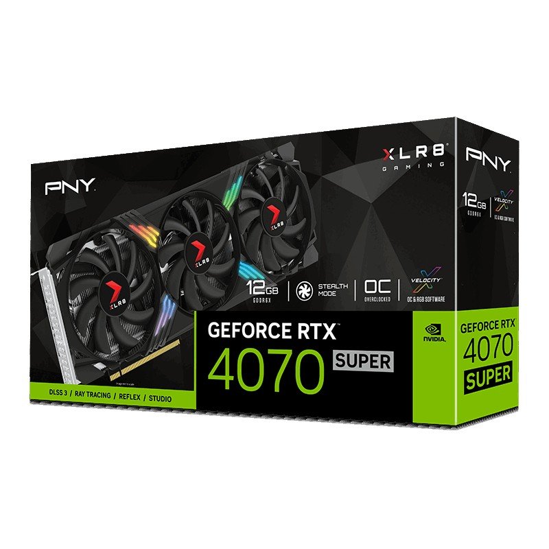 Karta graficzna GeForce RTX 4070 SUPER 12GB XLR8 GAMING