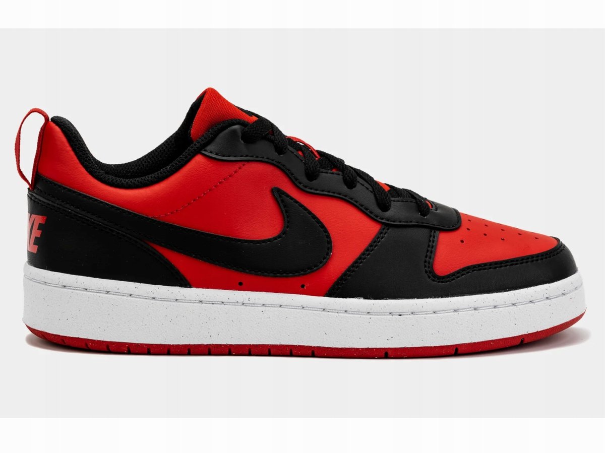 Buty Nike Court Borough Low Dv5456-600 Czerwono Czarne Sportowe 35
