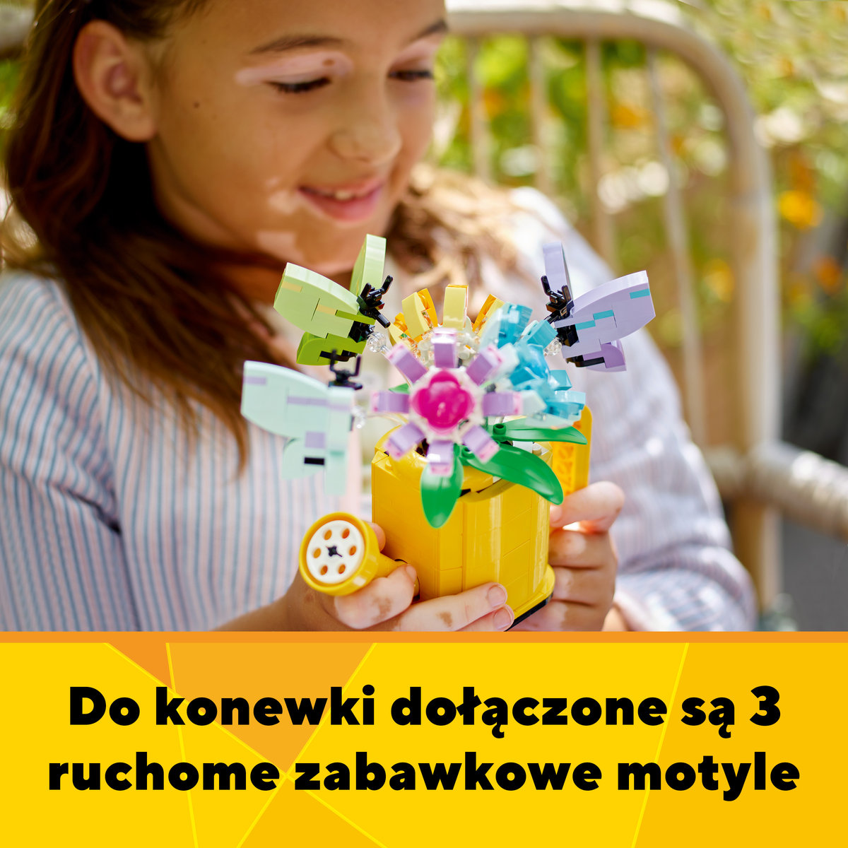ハンドメイド様 LEGO Creator 3 w 1 Kwiaty w konewce do przebudowania na