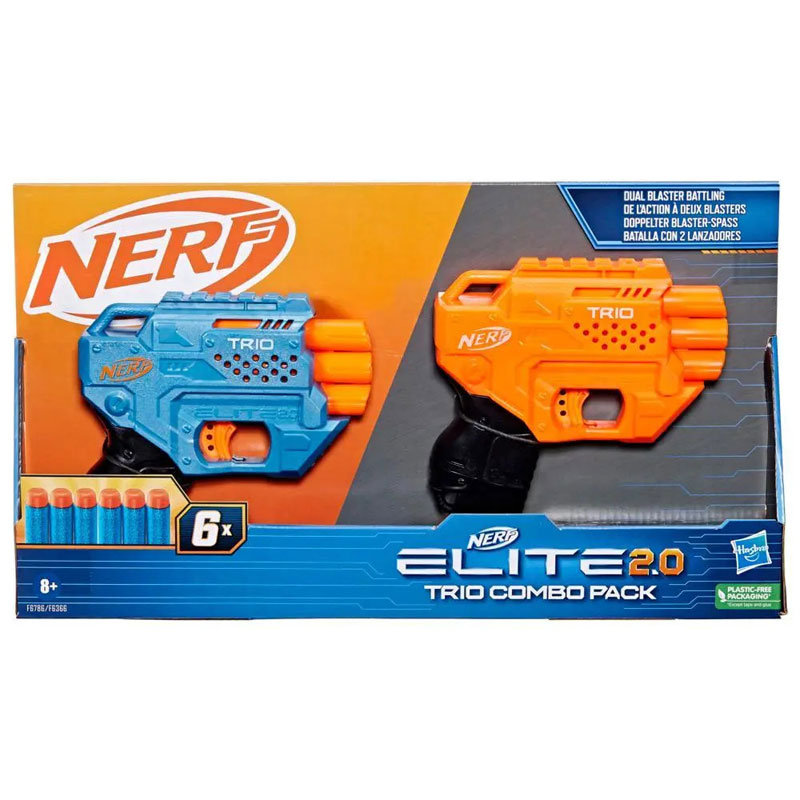 ナーフ　セット Nerf Elite 2.0 Zestaw Trio Combo Pack F6786 - Hasbro | Sklep