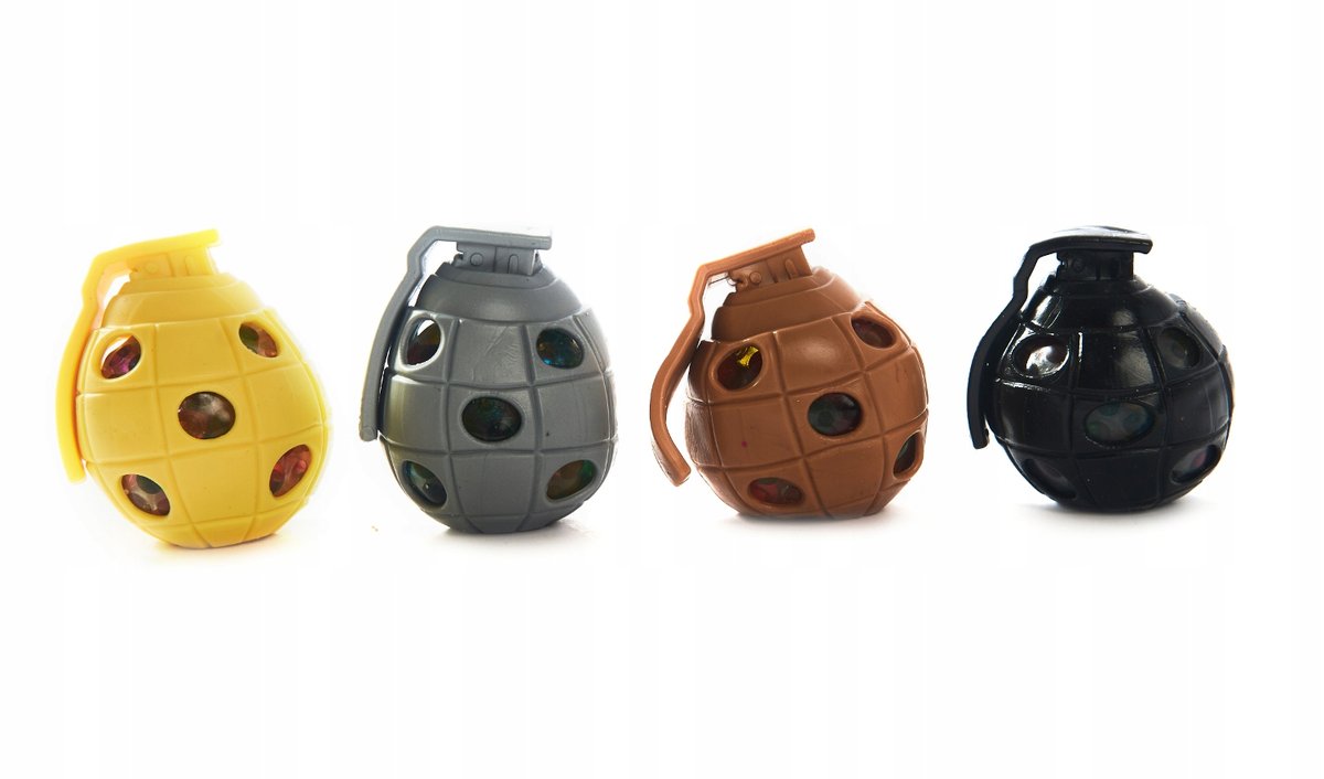 Granat Gumowy Gniotek Antystresowy Zabawka Sensoryczna Różne