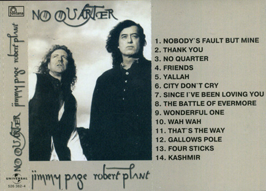 No Quarter: Jimmy Page & Robert Plant Unledded - Page Jimmy