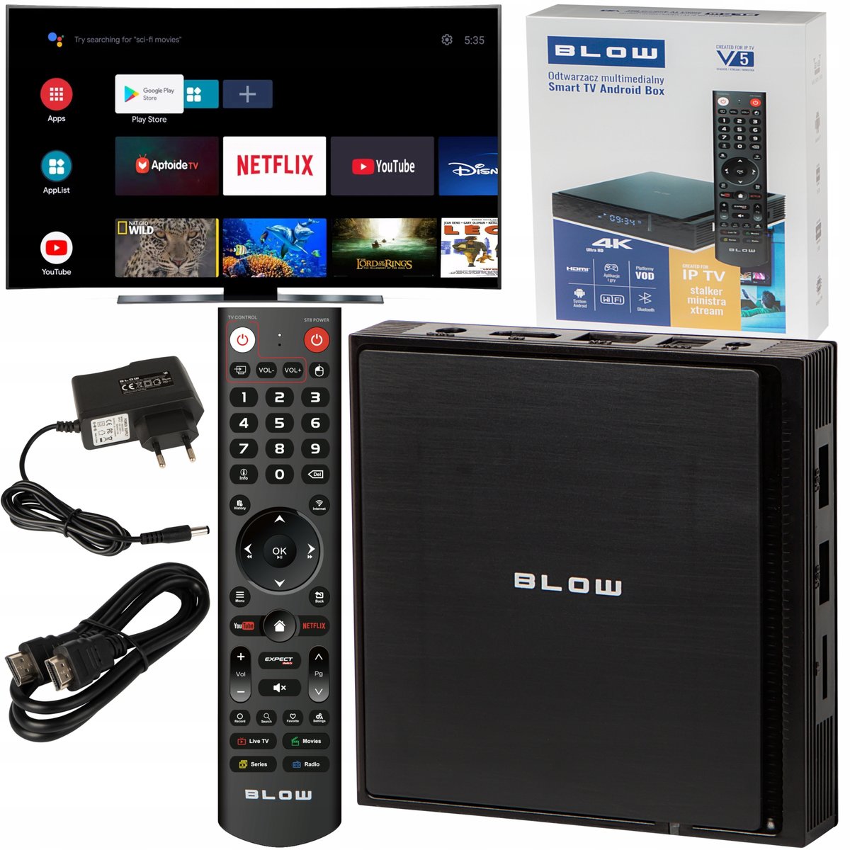 SMART BOX TV ODTWARZACZ MULTIMEDIALNY 4K ANDROID 11 WIFI