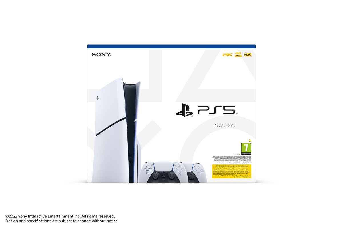 Konsola SONY PlayStation 5 Slim D Chassis + 2 Kontrolery