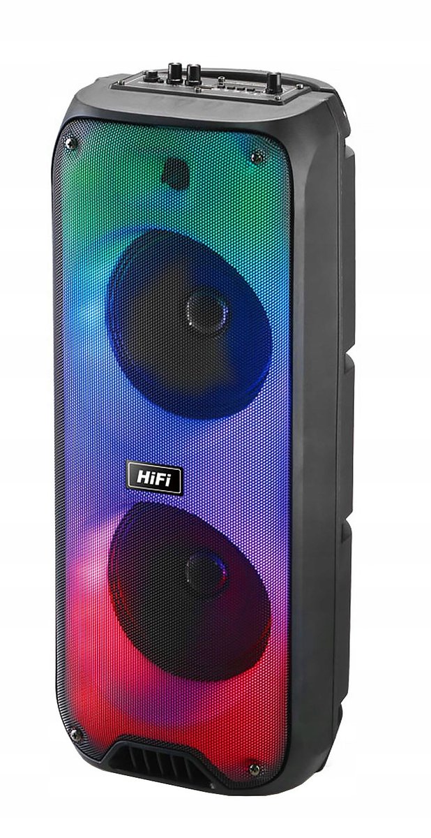 Mocny Przenośny Głośnik Boombox Bluetooth Usb Sd Aux Radio