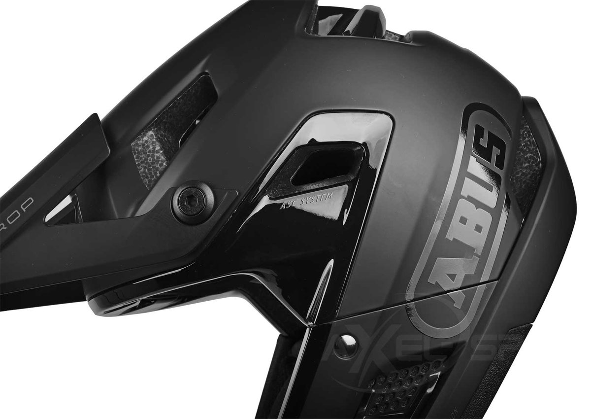 Kask z gardą wyczynowy fullface ABUS AIRDROP velvet black L