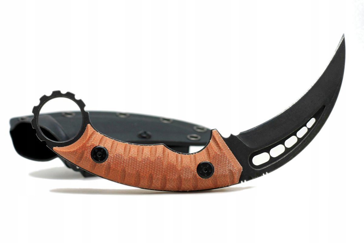 FORT製 Karambit taktyczny nóż do samoobrony survival Eafengrow