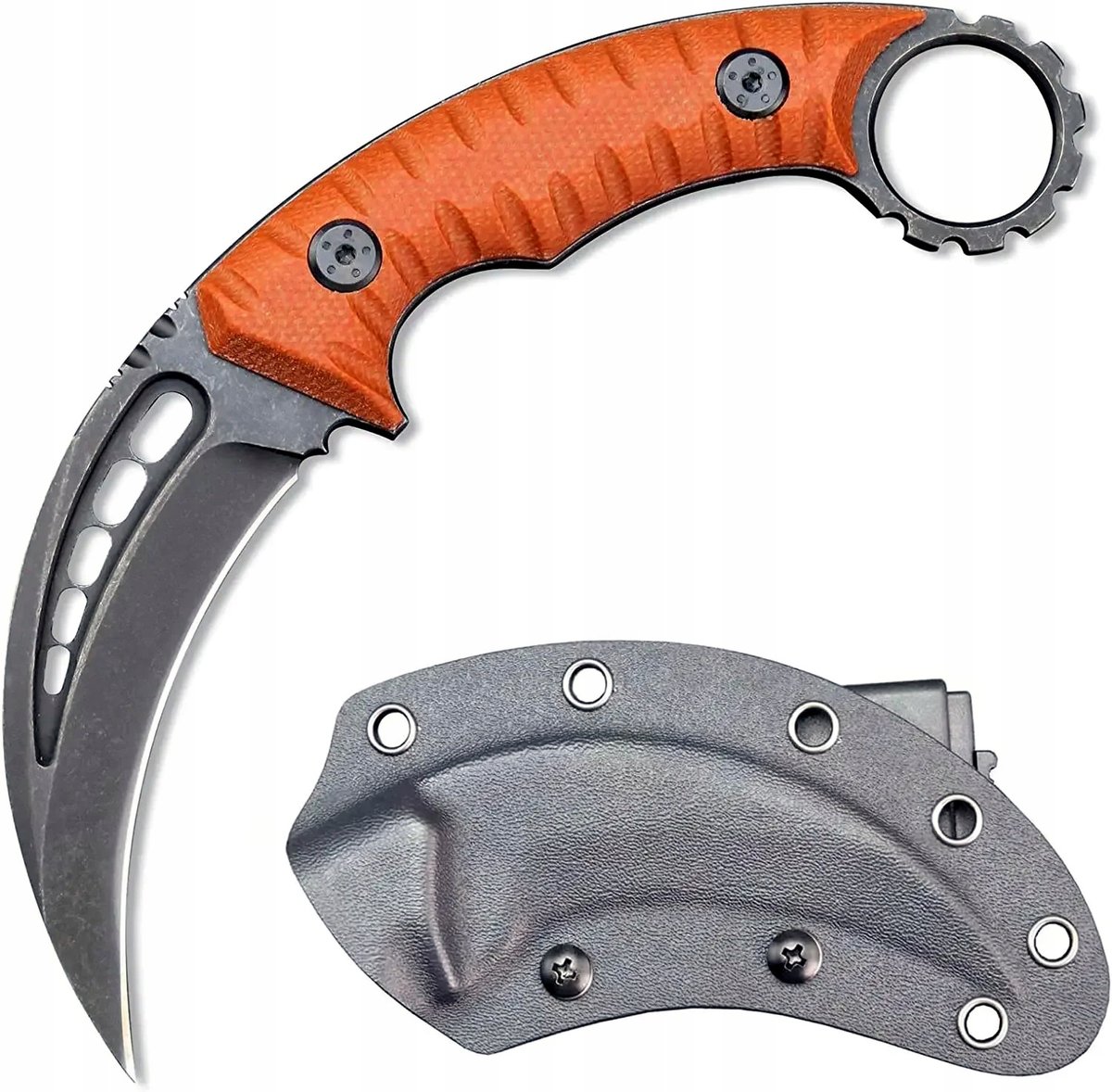 FORT製 Karambit taktyczny nóż do samoobrony survival Eafengrow