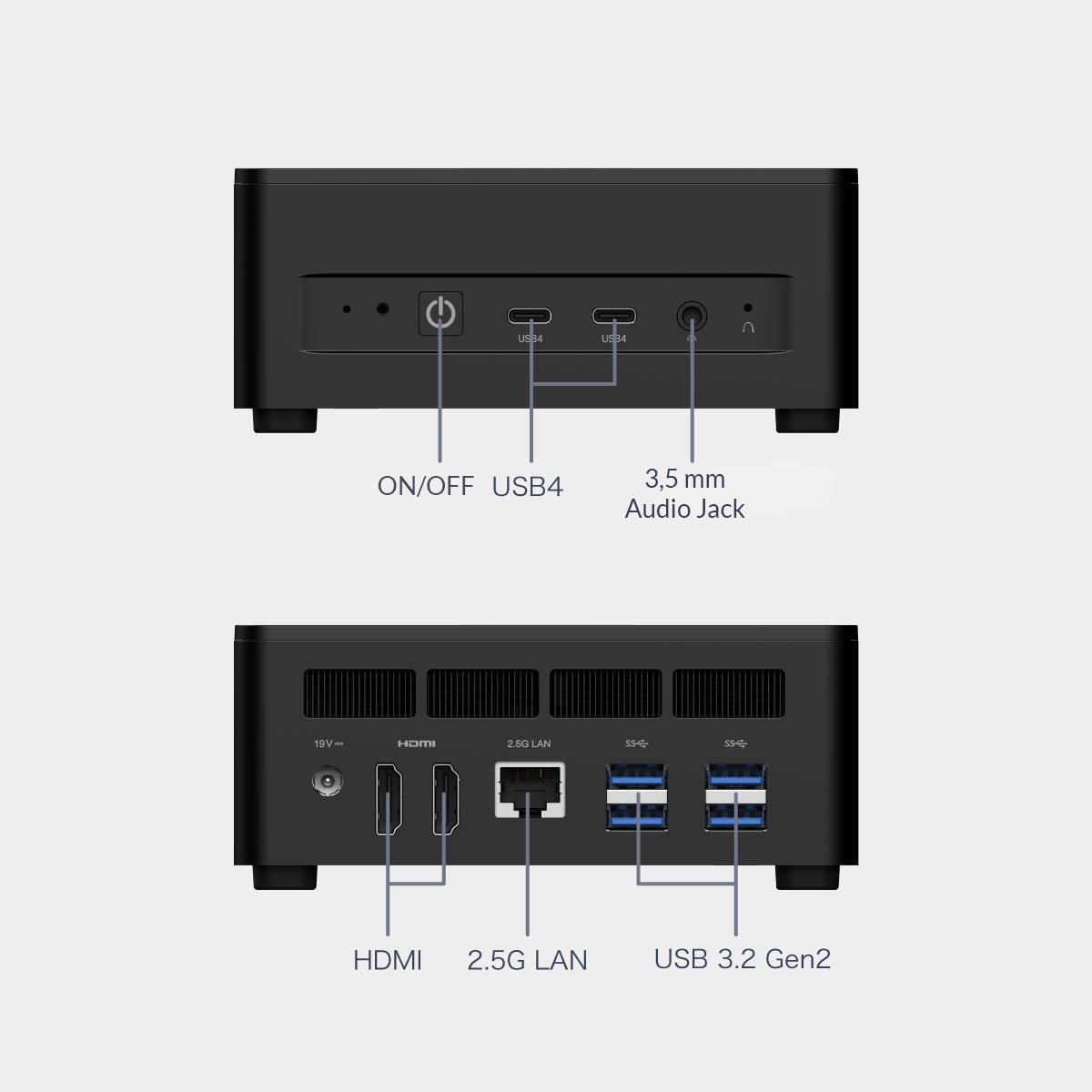 Mini PC mały komputer PC Minisforum PC AMD Ryzen 7 7735HS 16GB M.2 512GB  Windows 11 - Minis Forum | Sklep EMPIK.COM