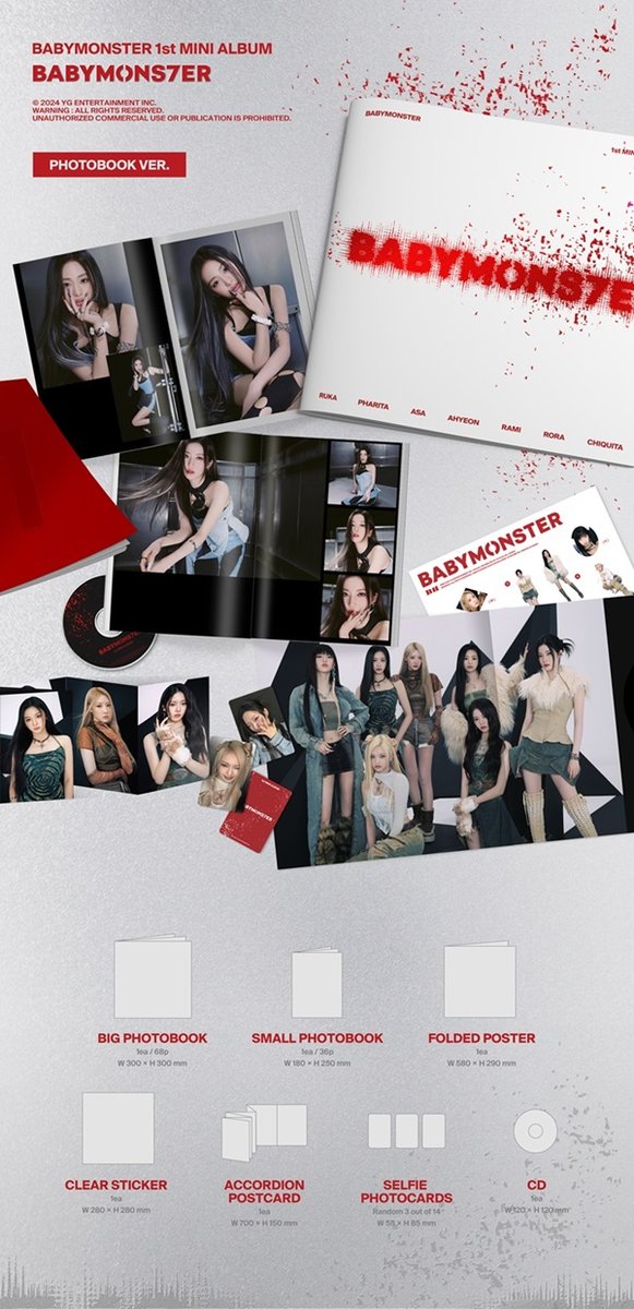 Babymonster - 1st Mini Album (BABYMONS7ER) - Babymetal | Muzyka