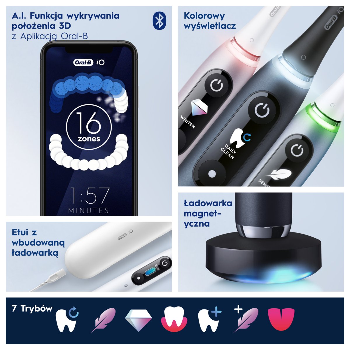 Szczoteczka elektryczna ORAL B iO 9 Black Onyx - Oral-B