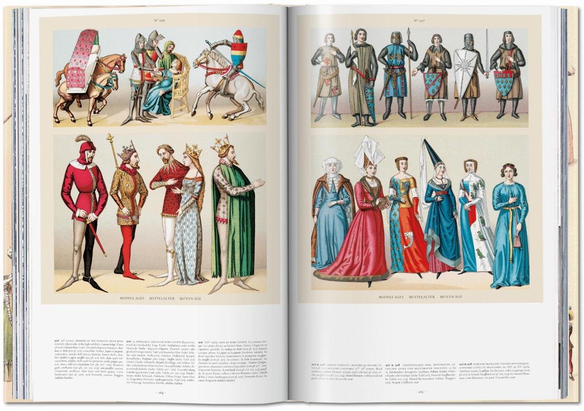 書 THE COMPLETE COSTUME HISTORY Auguste Racinet. The Complete Costume History. TASCHEN Books