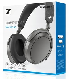 Sennheiser MOMENTUM 4 Wireless ブラック Sennheiser MOMENTUM 4 Wireless Black - Słuchawki