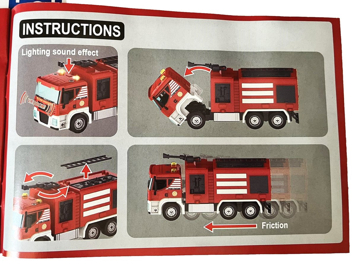 Straż pożarna WÓŻ STRAŻACKI POJAZD DO SKRĘCANIA zestaw