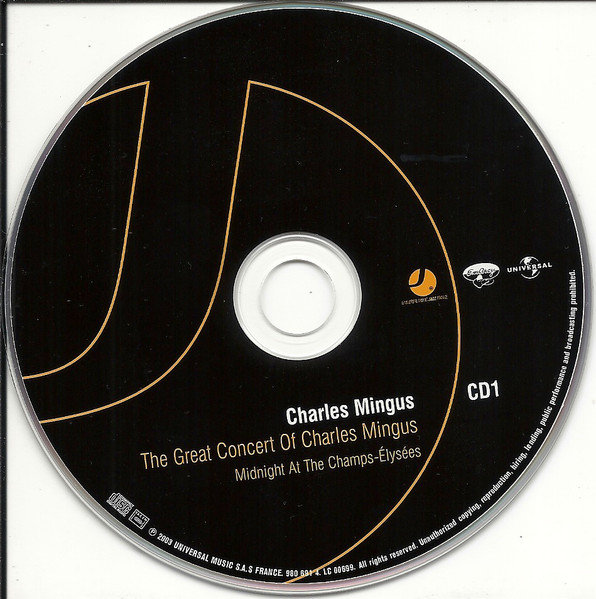 洋楽 GREAT CONCERT OF CHARLES MINGUS 3LP Charles Mingus – The Great Concert Of Charles Mingus