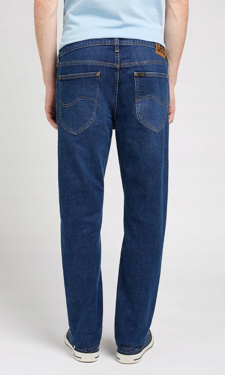 Lee DAREN REGULAR STRAIGHT Springfield PROSTE CIEMNY DżINS W36 L34