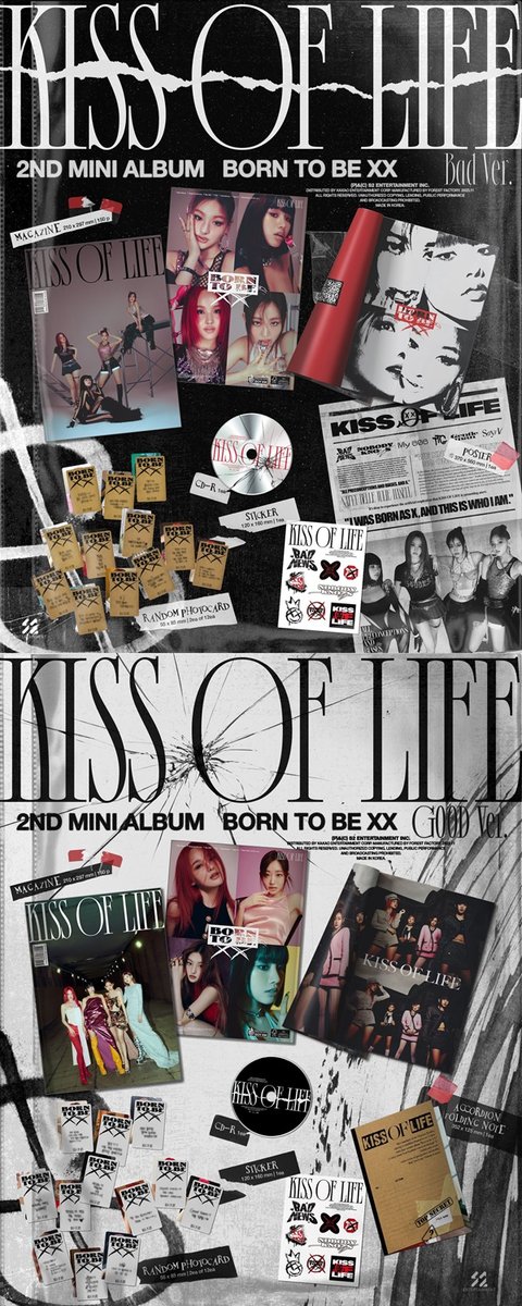 KISS OF LIFE Born to Be XX アルバム Album KISS OF LIFE Born to be XX – Kpopowo.pl – albumy KPOP