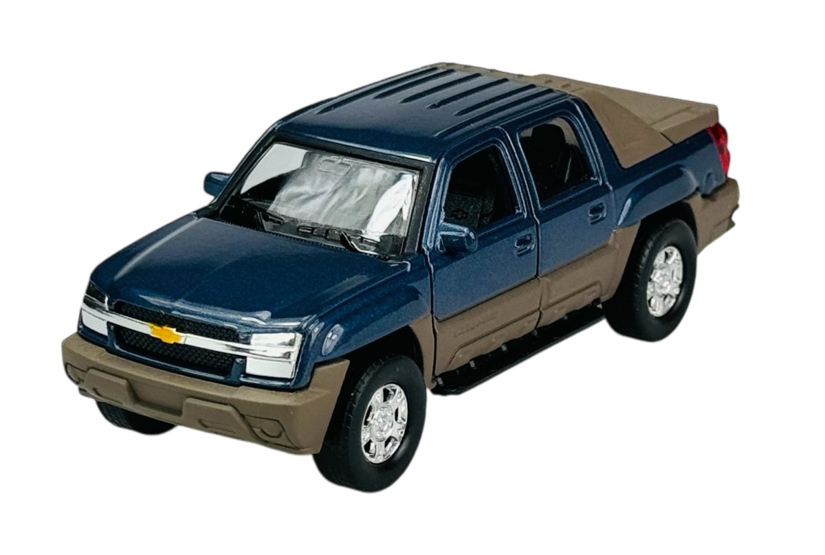 WELLY 2002 CHEVROLET AVALANCHE NIEBIESKI 1:34 42314 - Welly