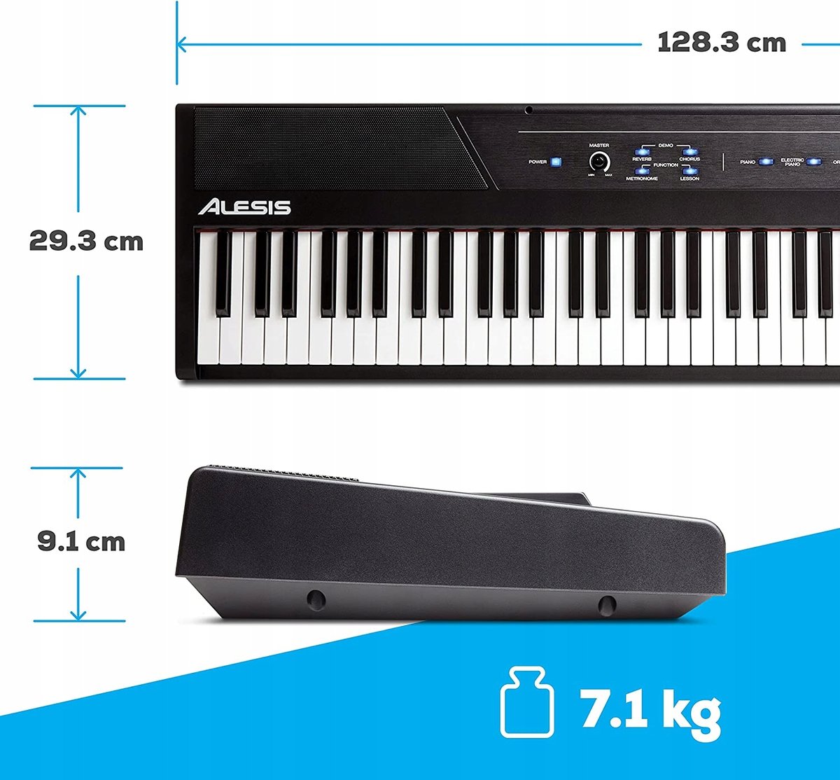 alesis recital 88鍵　電子ピアノ　キーボード Alesis Recital – 88-klawiszowe pianino elektryczne