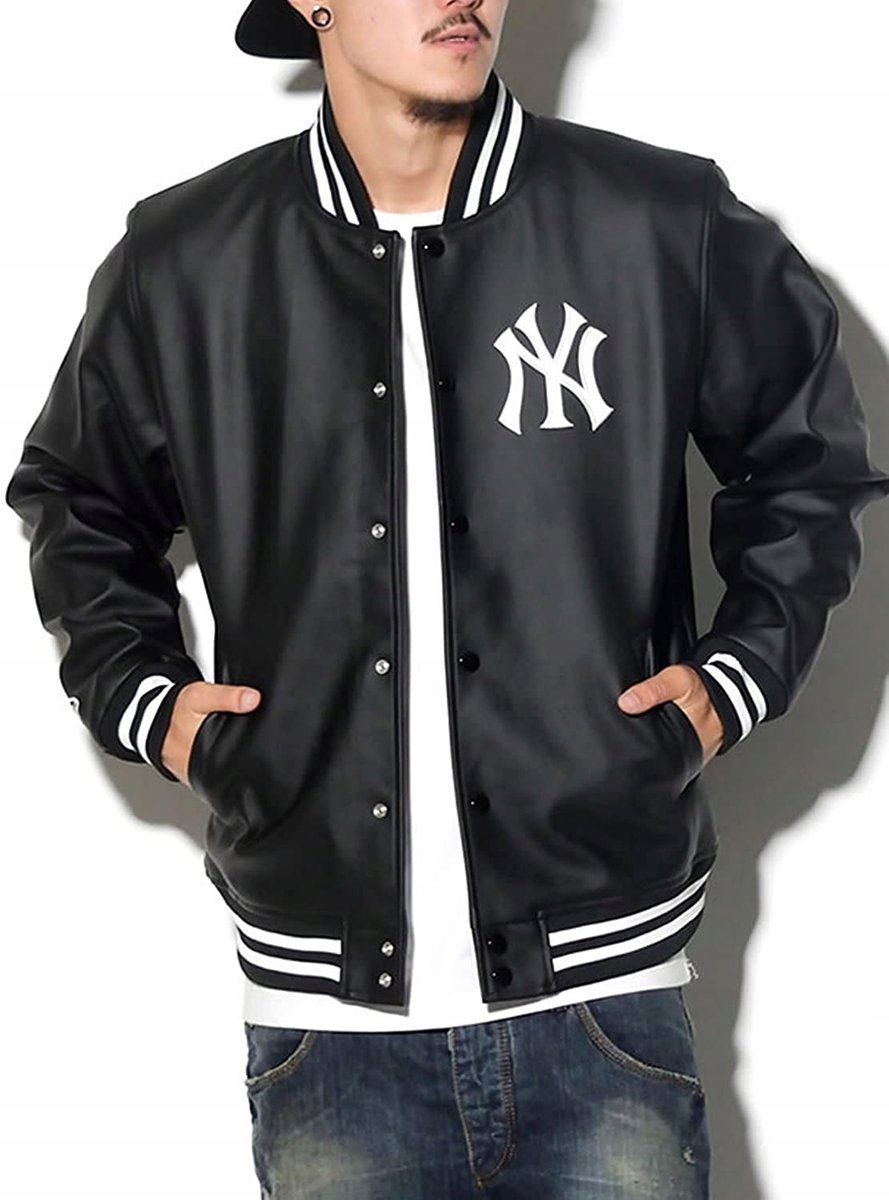 Kurtka bejsbolówka Majestic New York Yankees MLB L