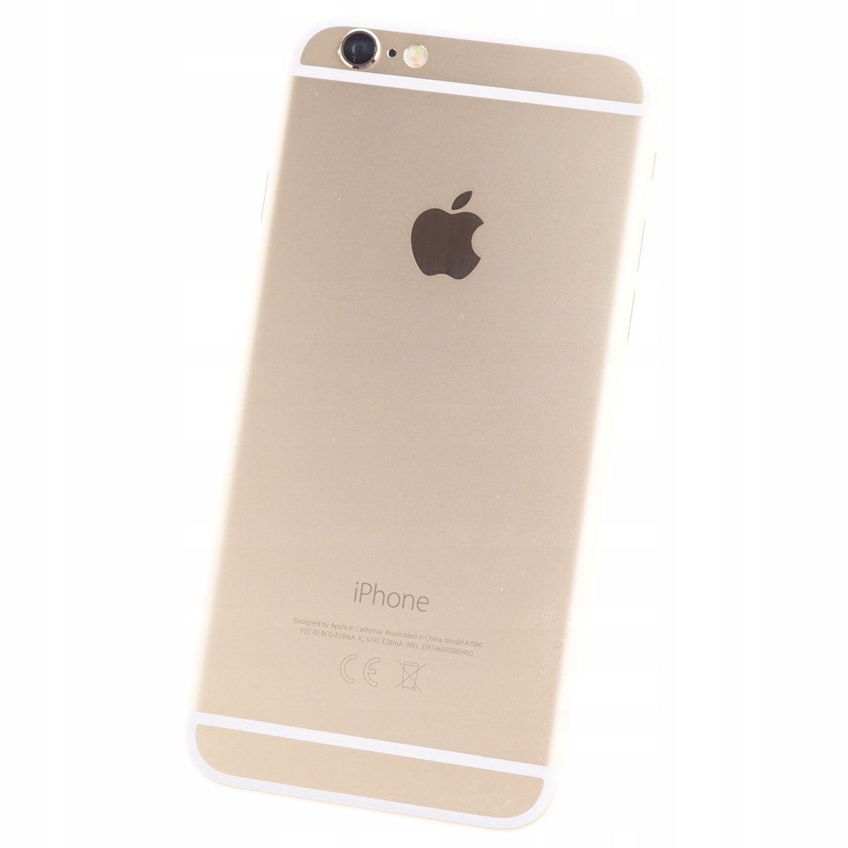 SMARTFON APPLE IPHONE 6 64GB ZŁOTY BATERIA 100% 1 CYKL