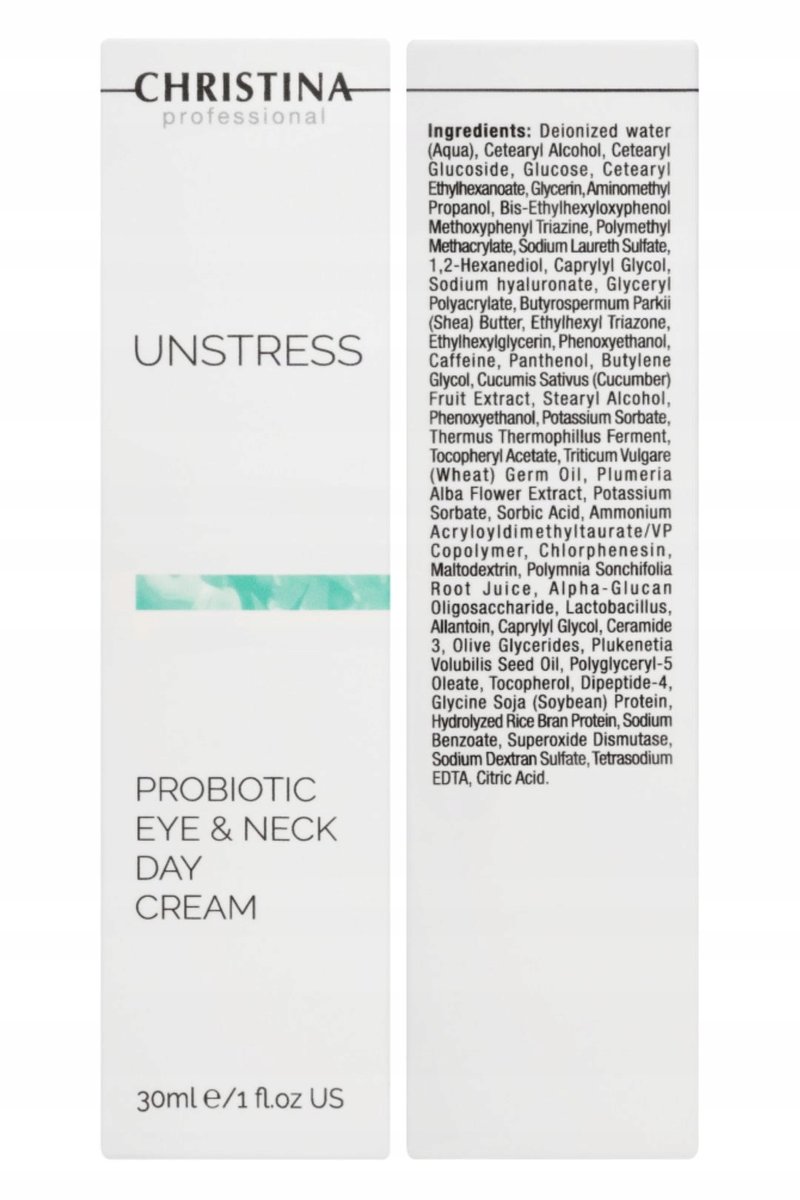 フェイスクリーム UNSTRESS PROBIOTIC EYE & NECK DAY CREAM Unstress Probiotic Eye & Neck Day Cream - Crema da giorno