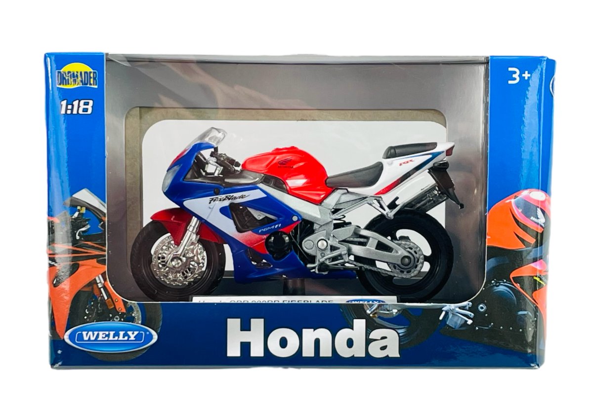 WELLY HONDA CBR 900RR FIREBLADE 1:18 12164 - Welly | Sklep
