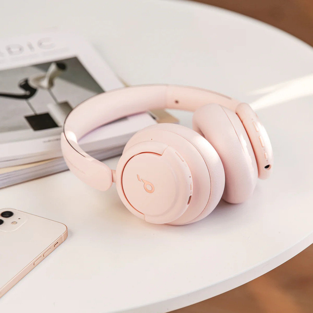 Soundcore Q30 Upgraded ヘッドホン ピンク　anker Słuchawki bezprzewodowe Soundcore Q30 (Upgraded) różowe