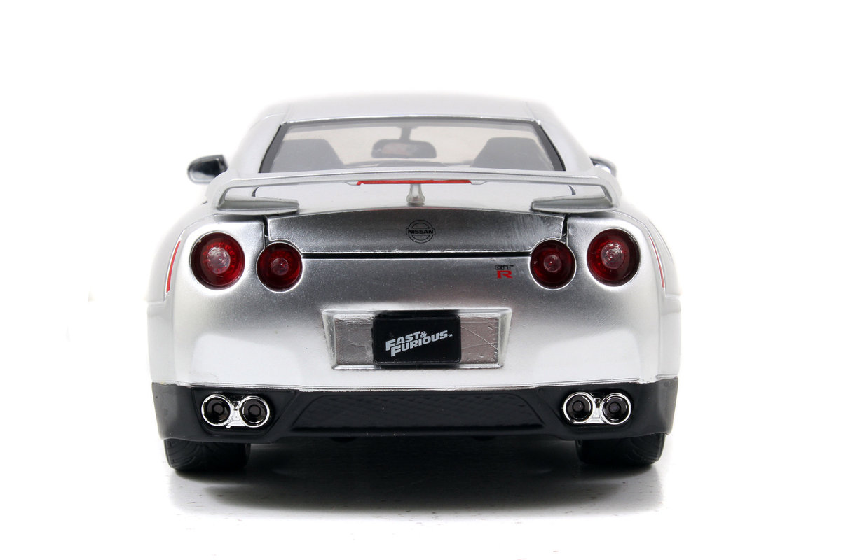 JADA FAST AND FURIOUS BRIAN'S NISSAN GT-R R35 SREBRNY 1:24