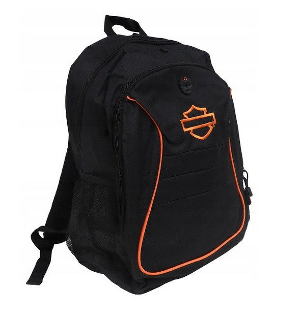 Plecak Harley Davidson Logo ORANGE BLACK Oryginał prezent - Inna
