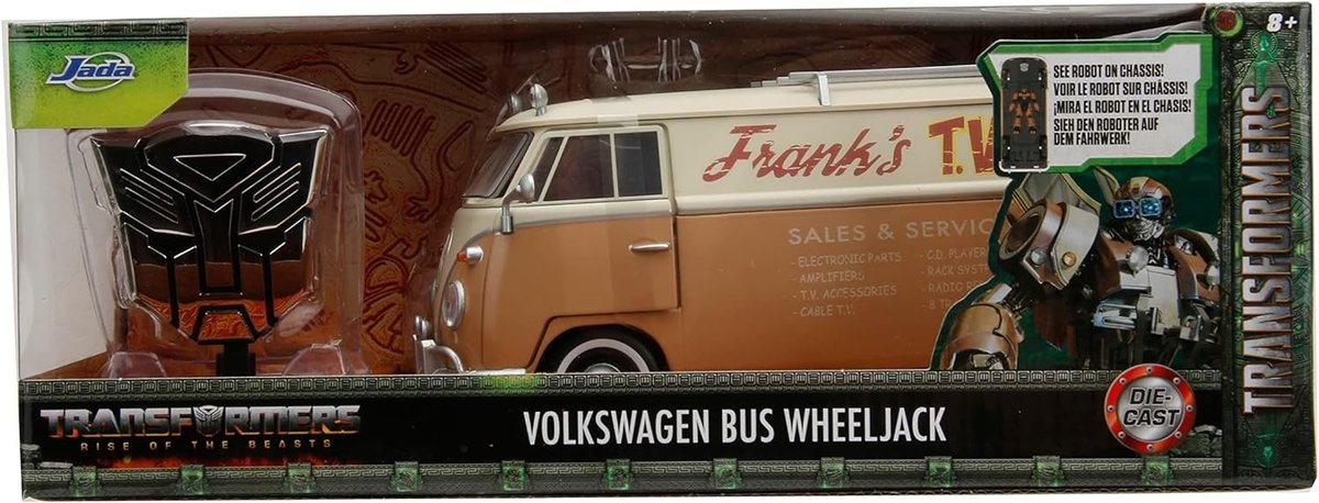 JADA トランスフォーマー Volkswagen Bus Wheeljack Volkswagen Bus WheelJack Transformers prezent unikat - Jada
