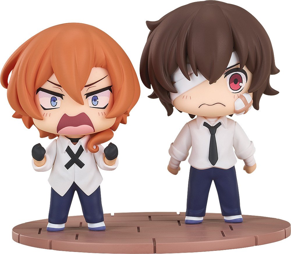 Bungo Stray Dogs Wan! Chibi Figure Osamu Dazai & Chuya