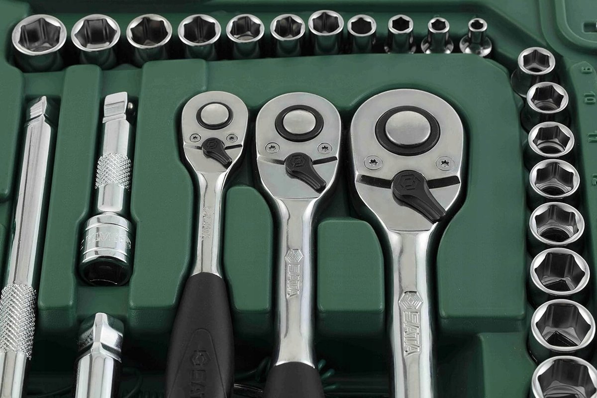 スーリー　セトア　ミルキー　90 Sata Zestaw 128 Kluczy Nasadowych 1/4