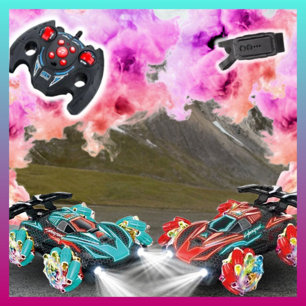 Zdalnie Sterowany Samochód Auto Rc Światła Led Para Wodna Drift