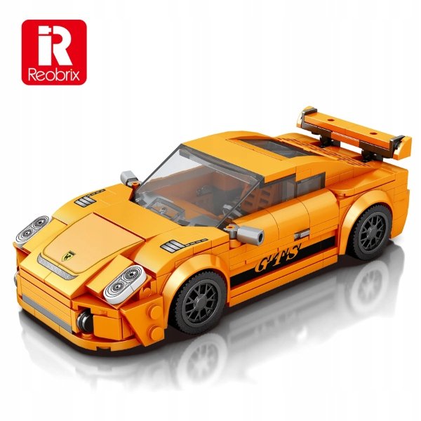 レレナ Klocki Reobrix Luksusowy Supersamochód Auto Porsche 911 Gt3 318
