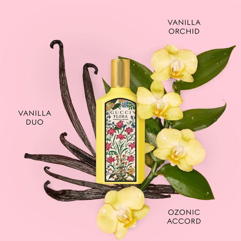 【新品未使用】GUCCI FLORA GORGEOUS ORCHID 50ml Gucci Flora Gorgeous Orchidea, Woda Perfumowana, 50ml | Sklep