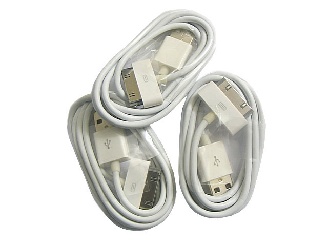 Apple III Cavo Di Ricarica E Sincronizzazione Per IPhone 4/4S/3GS, IPod, IPad 1/2/3, Bianco, 1 Metro Cavo Apple 3GS 4S - Foto 9