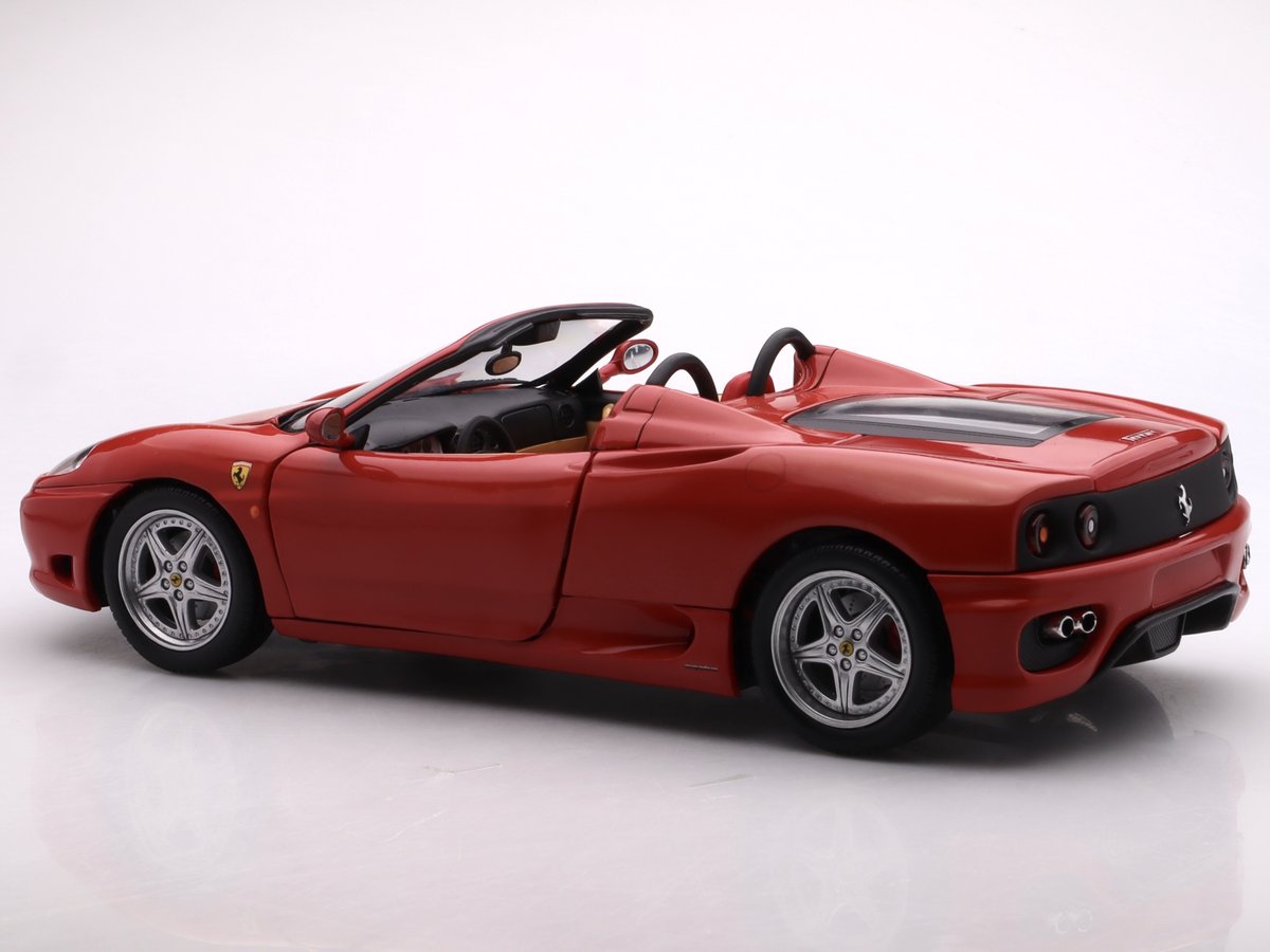 Ferrari 360 Spider, Red Hot Wheels 1:18 - Hot Wheels | Sklep